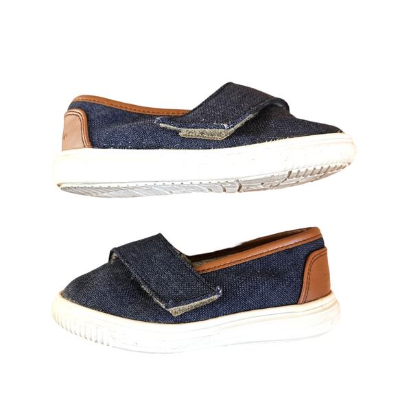 Roshambo Denim Baby Steps Shoes Navy Toddler Size 8 - Picture 7 of 8